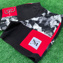 Scarlet Marble Funky Fleece Sweat Shorts