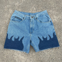 Denim on Fire Distress 5inch Lee Jorts 31W