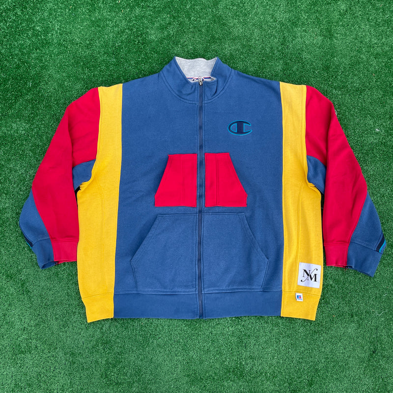 ★24-25FW新作★BINARY01★Petrick Two-Way Pocket Zip-Up Primary Objective Double-Pocket Oversize Zip-Up – Necoda Matthew