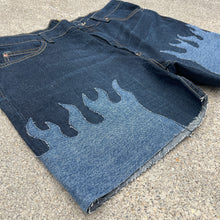 Denim on Fire Distress 5inch Lee Jorts 42W