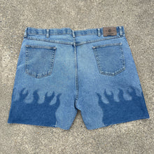 Denim on Fire Distress 5inch Wrangler Jorts 44W