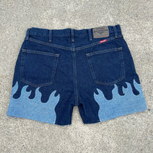 Denim on Fire Distress 5inch Wrangler Jorts 36W