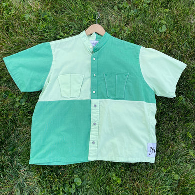 All Green Short Sleeve Shirt Hybrid