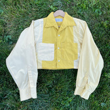 All Yellow Long Sleeve Shirt Crop Hybrid