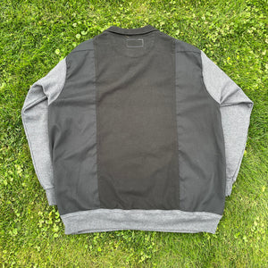 Quarter Zip Sweatshirt Denim Hybrid