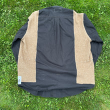 Button Up Earth Tone Sweatshirt Hybrid