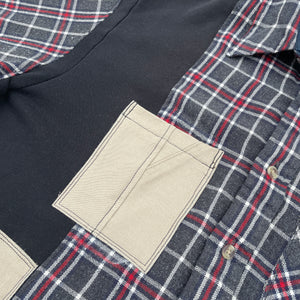 Blacktop Quad-Pocket Flannel Sweatshirt Hybrid