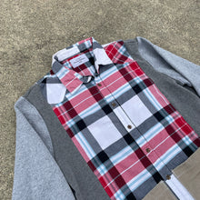 Grey Skies Flannel Sweatshirt Hybrid