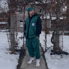Real Deal Teal Satin Jogger Pants