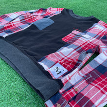 CK Jeans Rework Flannel Hybrid Crewneck