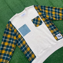 Fully Charged Flannel Crewneck Hybrid