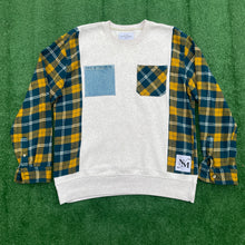 Fully Charged Flannel Crewneck Hybrid
