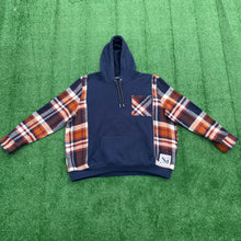 Navy Never Lies Flannel Hoodie Hybrid