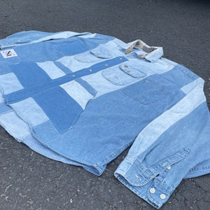 Double Wide Denim Oversized Up-Cycle