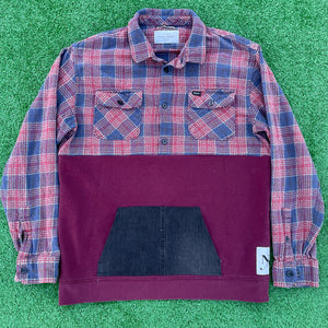 RVCA Flow State Flannel Sweater Hybrid