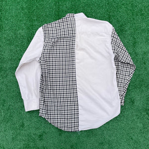 "Plaid" To Be Here Long Sleeve Button