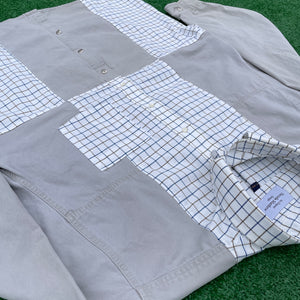 Calm Cool and Khaki Checkmate Button-up