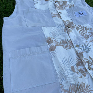 "Summer Vibes" Hawaiian Vest