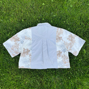 Summer Tan Cropped Hawaiian