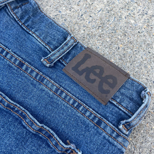 Denim on Fire Distress 5inch Lee Jorts 38W