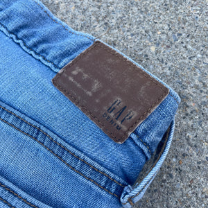 Denim on Fire Distress 5inch GAP Jorts 33W