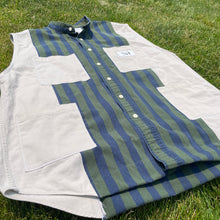 "Stripe-Up" Retro Hybrid Pocket Vest