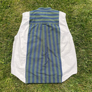 "Stripe-Up" Retro Hybrid Pocket Vest