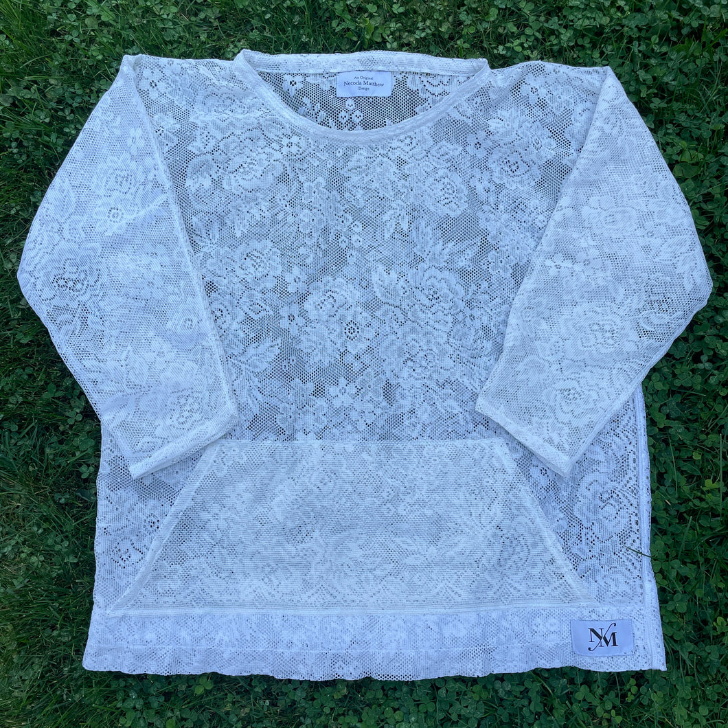 1-of-1 Runway Lace Pull-Over
