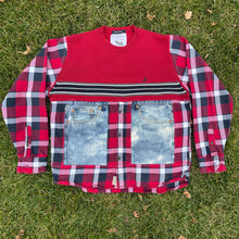 Red, White, and YOU Kilted Utility Sweater