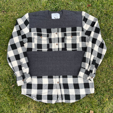 4-Way Greyscale Flannel