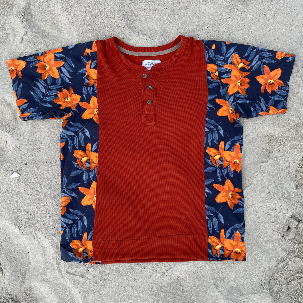 Sunset Orange Loungewear Hawaiian