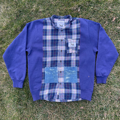 Vintage Champion Button-Up Flannel Rework